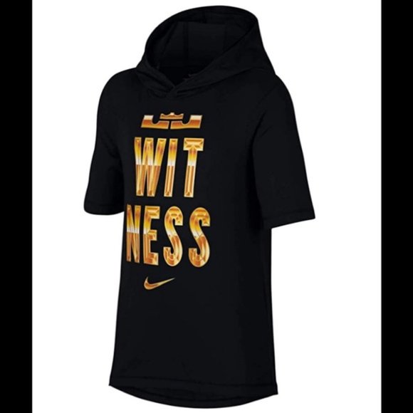 Nike Lebron Witness Dri-Fit Hooded Tee Boy's L - Picture 7 of 7